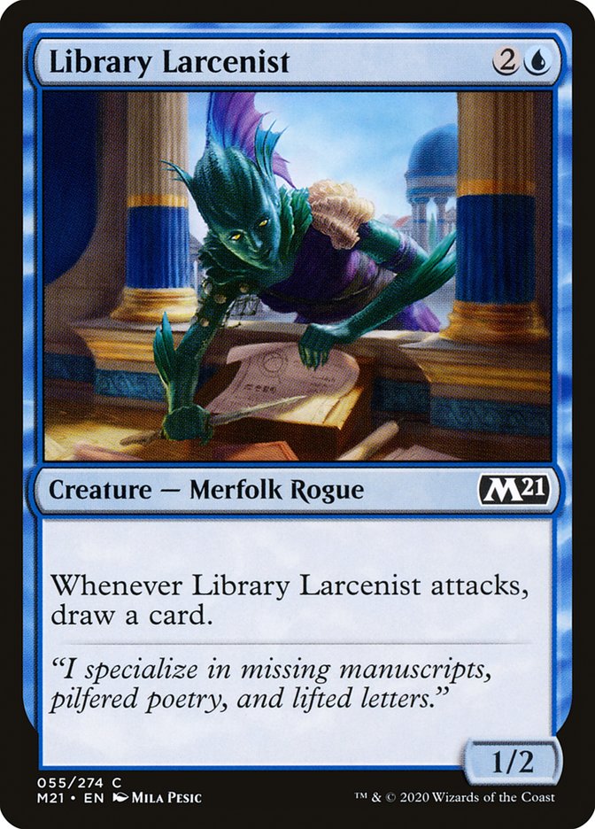 Library Larcenist [Core Set 2021] | Pandora's Boox