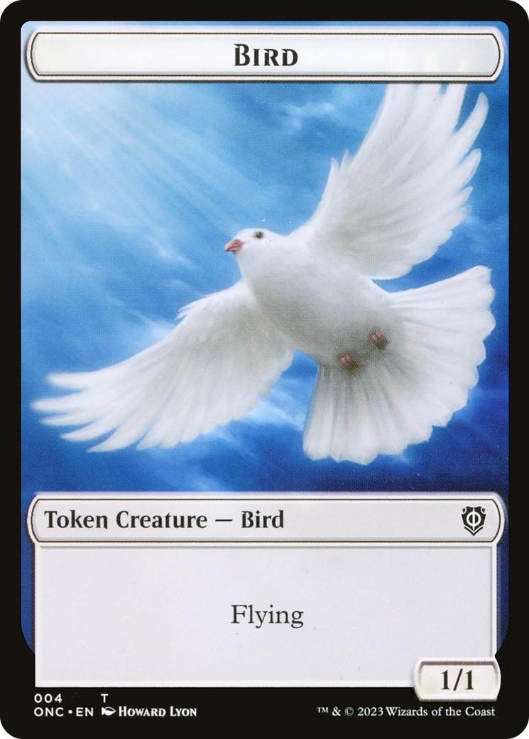 Bird // Cat Double-Sided Token [Phyrexia: All Will Be One Commander Tokens] | Pandora's Boox