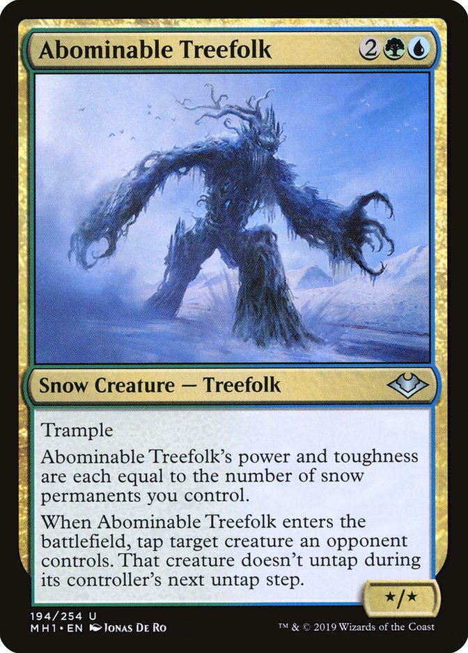 Abominable Treefolk [Modern Horizons] | Pandora's Boox