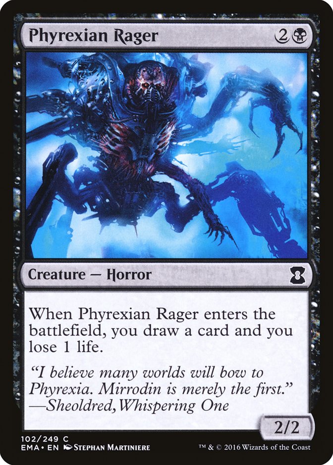 Phyrexian Rager [Eternal Masters] | Pandora's Boox