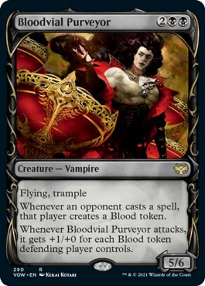 Bloodvial Purveyor (Showcase Fang Frame) [Innistrad: Crimson Vow] | Pandora's Boox