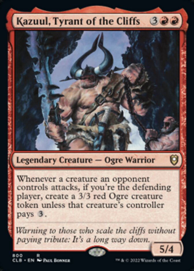 Kazuul, Tyrant of the Cliffs [Commander Legends: Battle for Baldur's Gate] | Pandora's Boox
