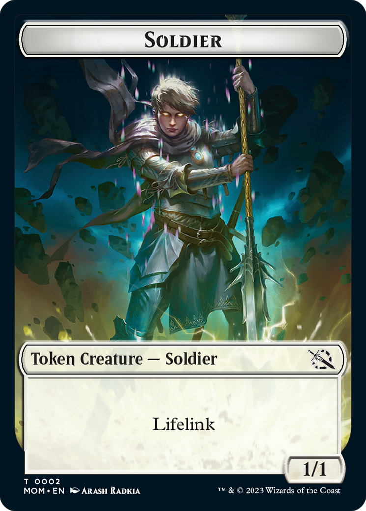 Soldier // Knight Double-Sided Token [March of the Machine Tokens] | Pandora's Boox