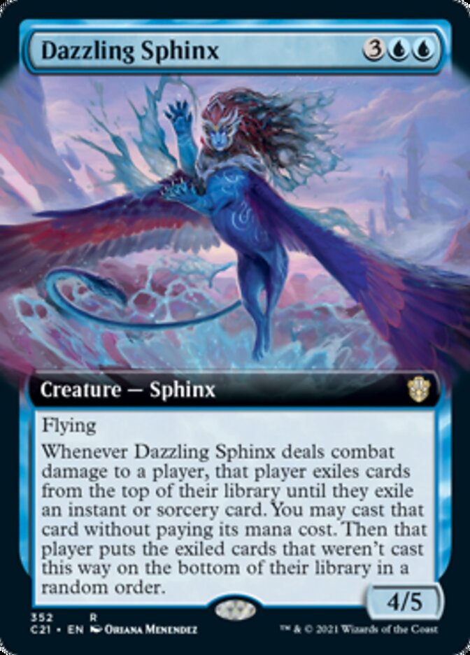 Dazzling Sphinx (Extended Art) [Commander 2021] | Pandora's Boox