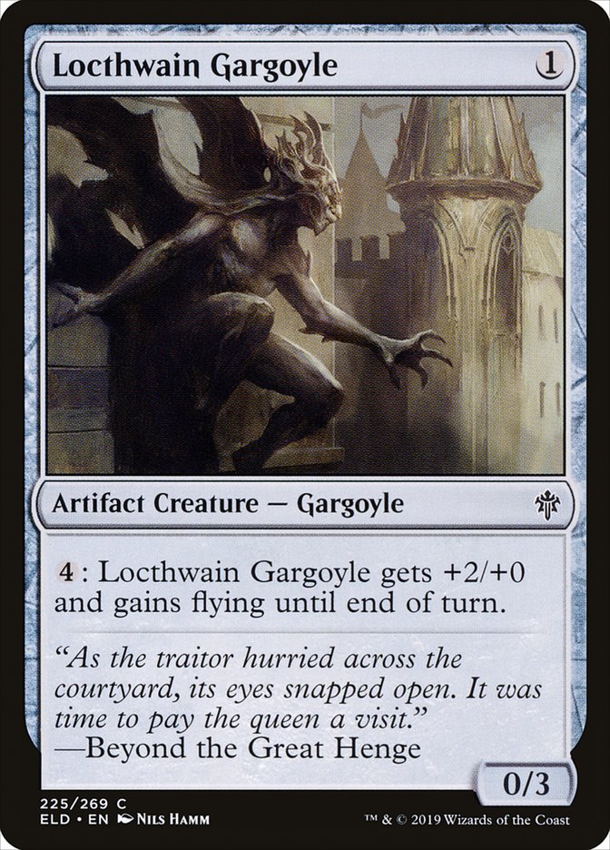 Locthwain Gargoyle [Throne of Eldraine] | Pandora's Boox