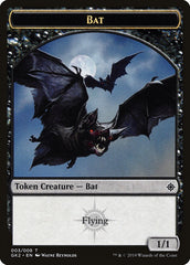 Bat // Spirit (010) Double-Sided Token [Ravnica Allegiance Guild Kit Tokens] | Pandora's Boox