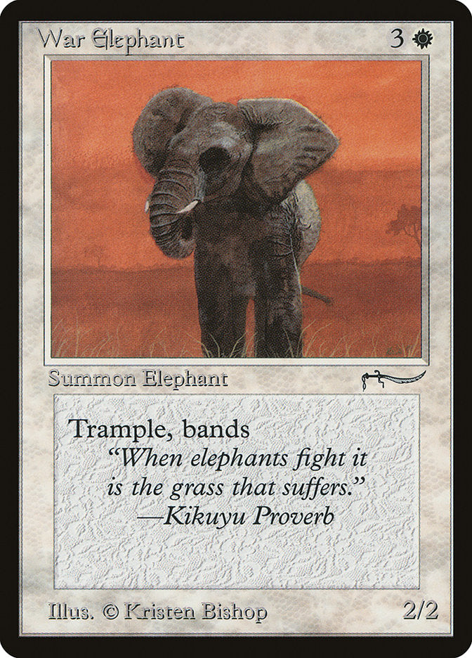 War Elephant (Light Mana Cost) [Arabian Nights] | Pandora's Boox