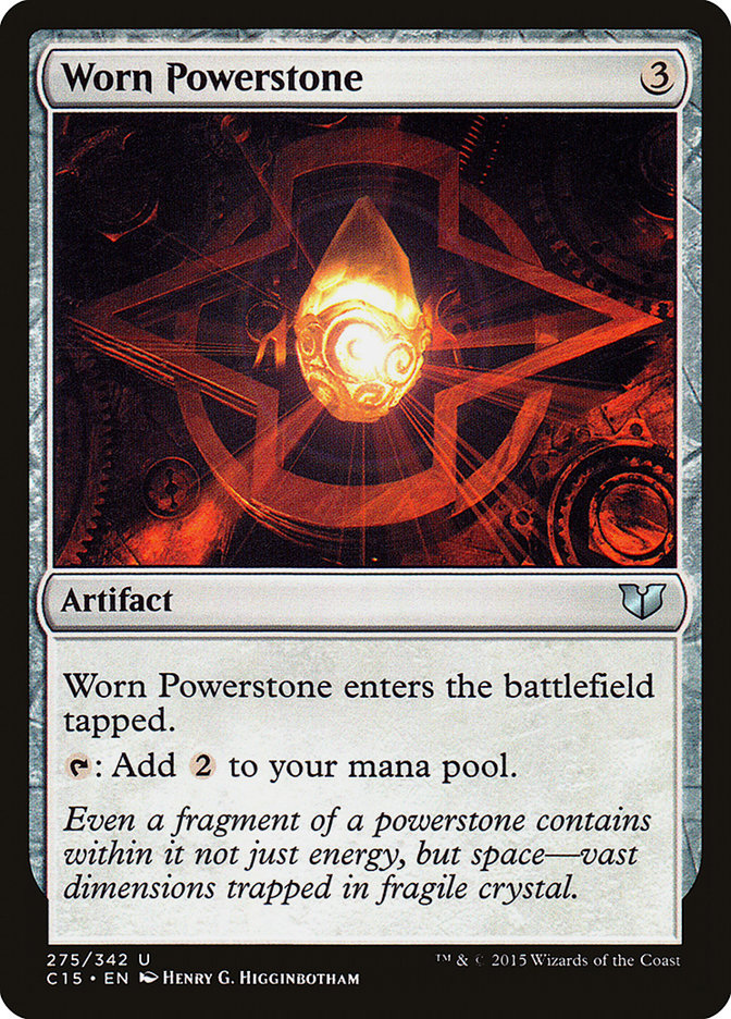 Worn Powerstone [Commander 2015] | Pandora's Boox