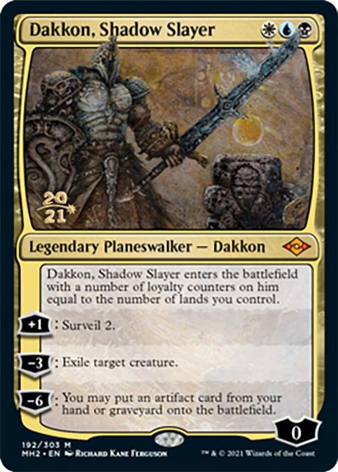 Dakkon, Shadow Slayer [Modern Horizons 2 Prerelease Promos] | Pandora's Boox