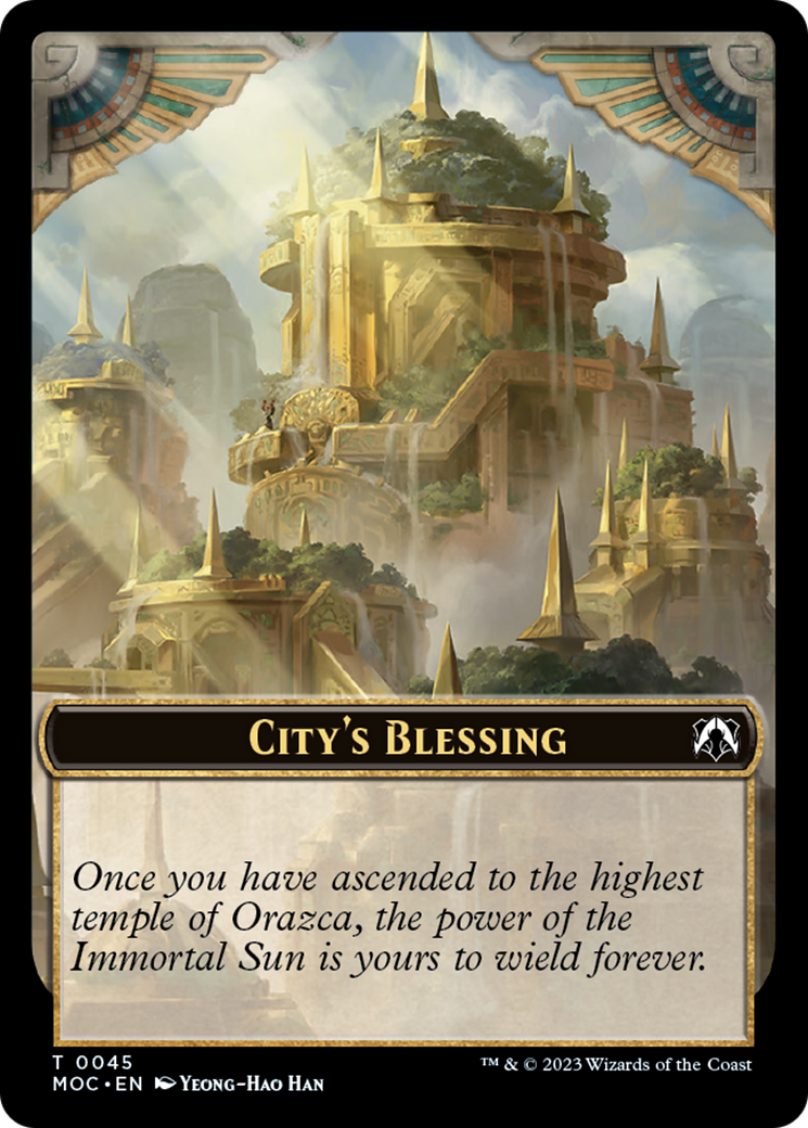 Elephant // City's Blessing Double-Sided Token [March of the Machine Commander Tokens] | Pandora's Boox