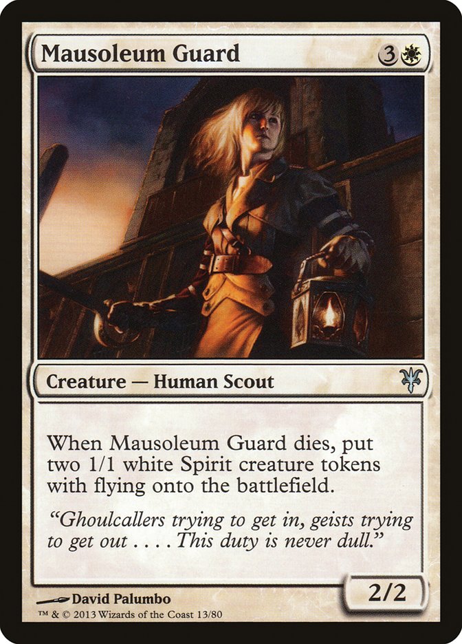 Mausoleum Guard [Duel Decks: Sorin vs. Tibalt] | Pandora's Boox