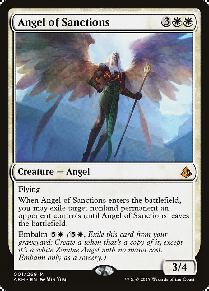 Angel of Sanctions [Amonkhet] | Pandora's Boox