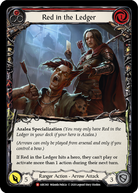 Red in the Ledger [ARC043] Unlimited Edition Normal
