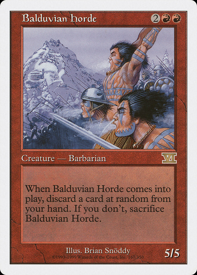 Balduvian Horde [Classic Sixth Edition] | Pandora's Boox