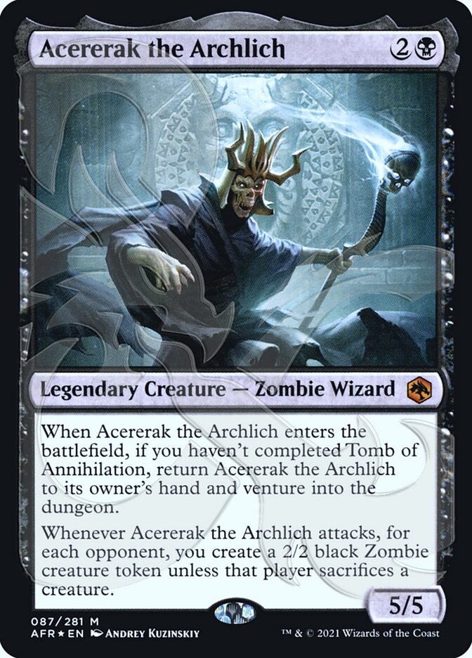 Acererak the Archlich (Ampersand Promo) [Dungeons & Dragons: Adventures in the Forgotten Realms Promos] | Pandora's Boox