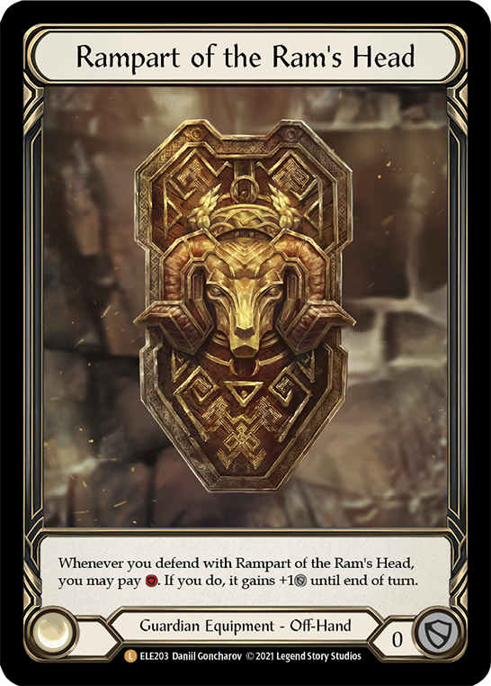 Rampart of the Ram's Head [ELE203] (Tales of Aria)  1st Edition Cold Foil | Pandora's Boox