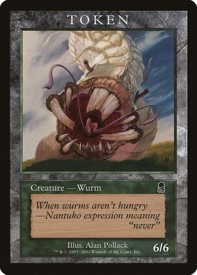 Wurm Token [Magic Player Rewards 2002] | Pandora's Boox