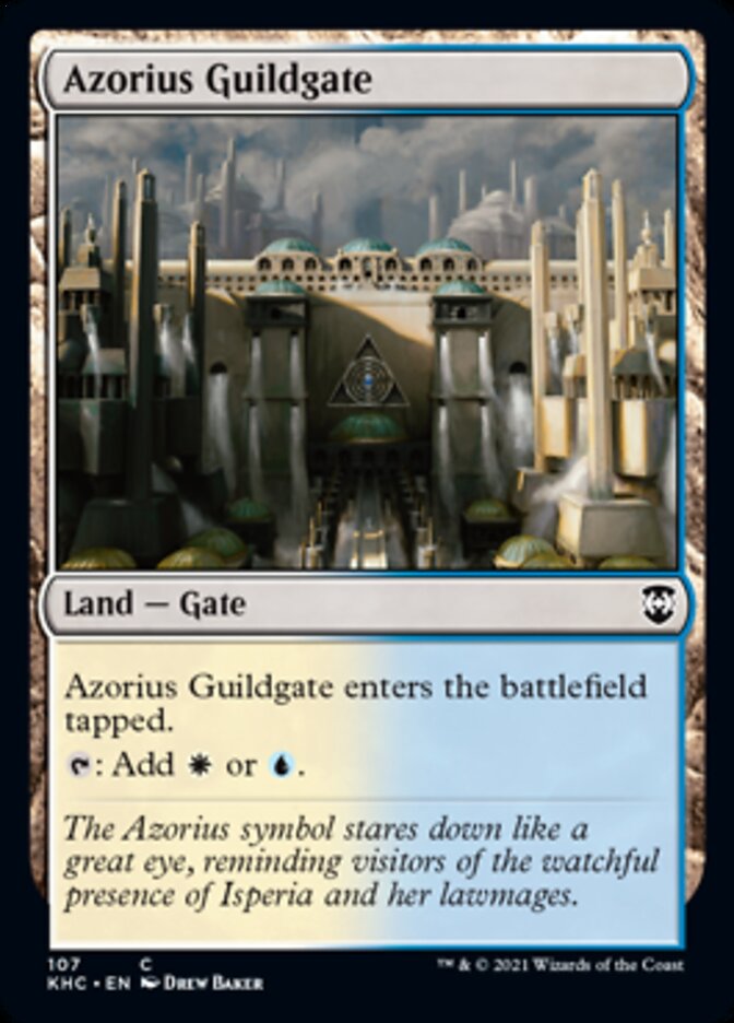 Azorius Guildgate [Kaldheim Commander] | Pandora's Boox