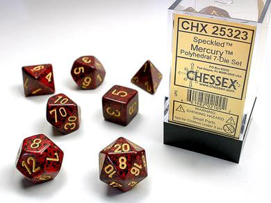 Chessex Dice (7pc) Mercury Speckled CHX25323