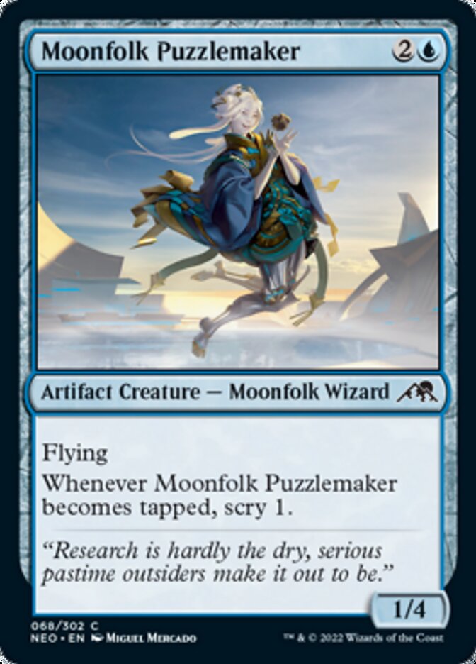 Moonfolk Puzzlemaker [Kamigawa: Neon Dynasty] | Pandora's Boox