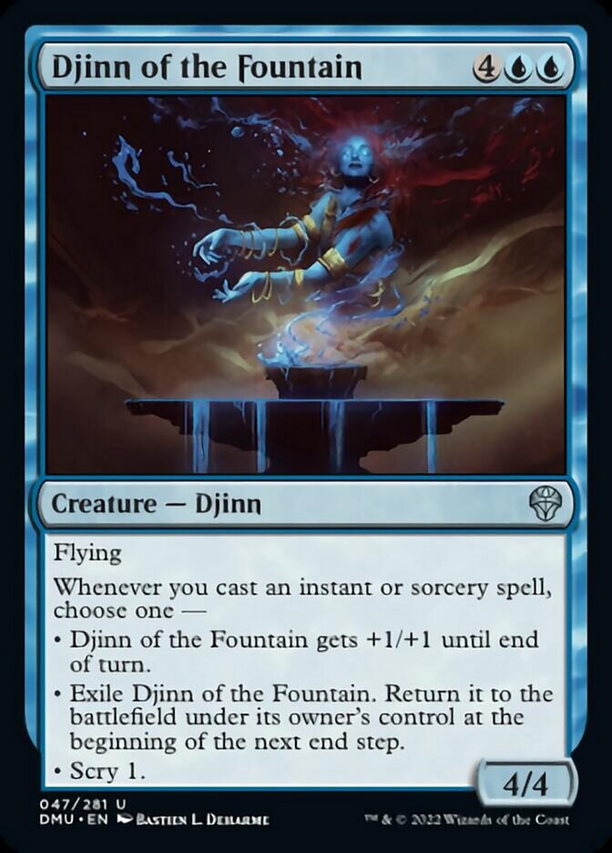 Djinn of the Fountain [Dominaria United] | Pandora's Boox