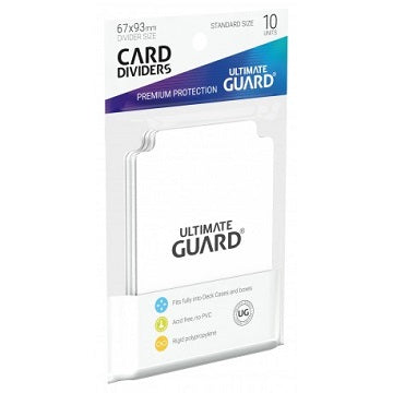 Ultimate Guard Card Dividers: White | Pandora's Boox