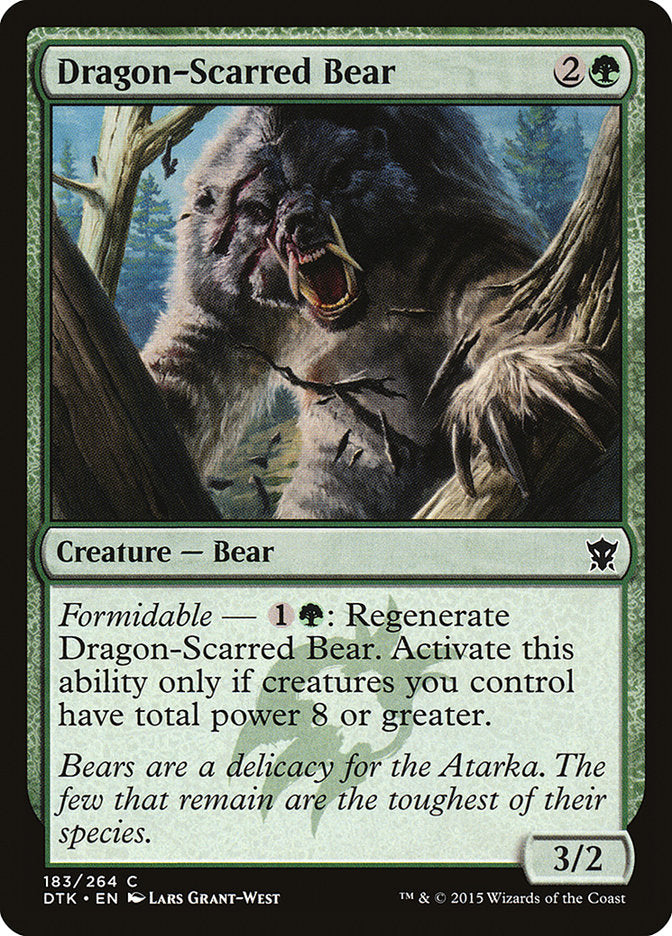 Dragon-Scarred Bear [Dragons of Tarkir] | Pandora's Boox