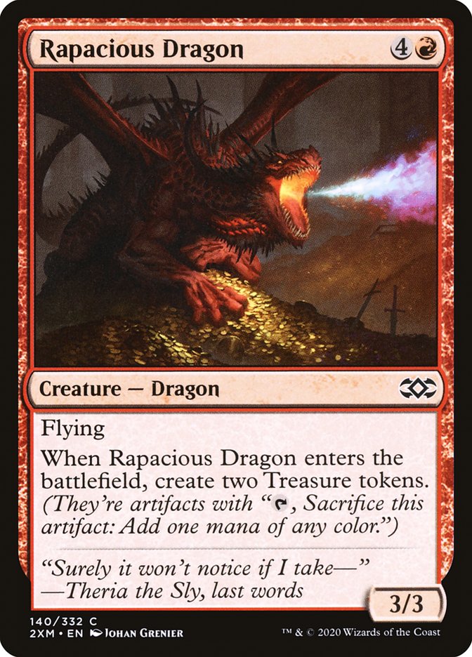 Rapacious Dragon [Double Masters] | Pandora's Boox