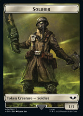 Soldier (004) // Vanguard Suppressor Double-Sided Token (Surge Foil) [Warhammer 40,000 Tokens] | Pandora's Boox