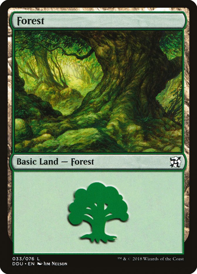 Forest (33) [Duel Decks: Elves vs. Inventors] | Pandora's Boox