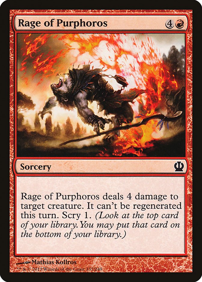 Rage of Purphoros [Theros] | Pandora's Boox