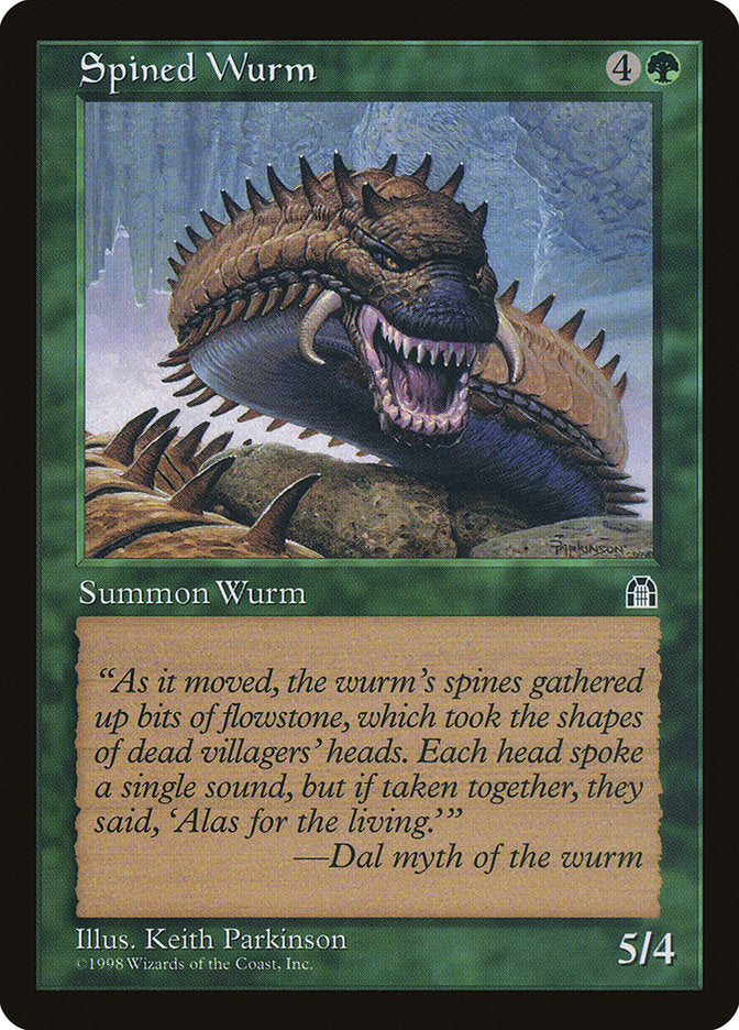 Spined Wurm [Stronghold] | Pandora's Boox