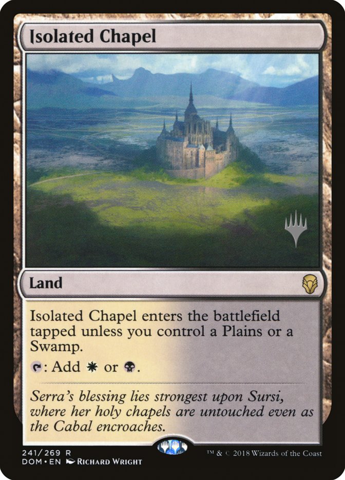 Isolated Chapel (Promo Pack) [Dominaria Promos] | Pandora's Boox