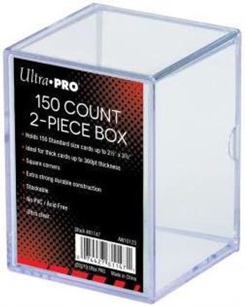 Ultra Pro 150 card Count 2-piece poly box | Pandora's Boox