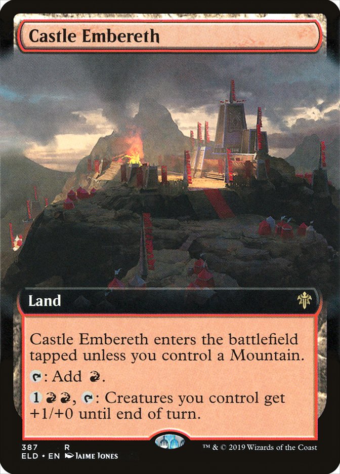 Castle Embereth (Extended Art) [Throne of Eldraine] | Pandora's Boox