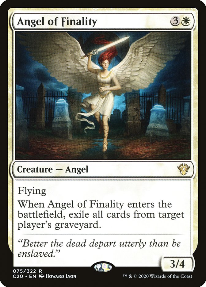 Angel of Finality [Commander 2020] | Pandora's Boox