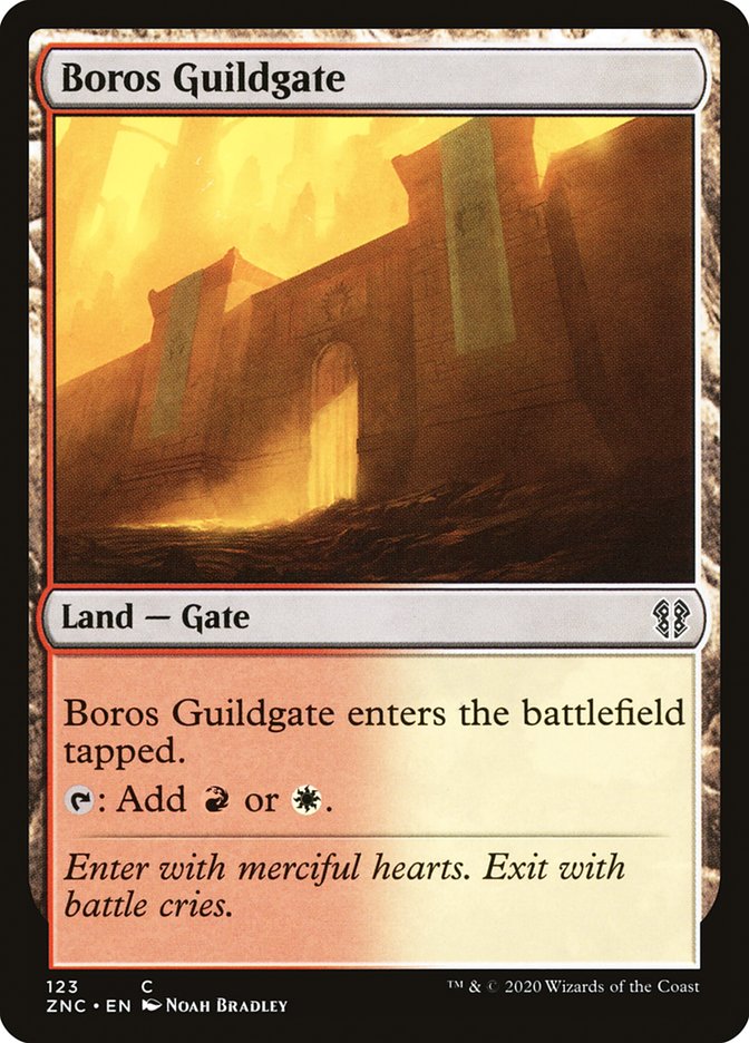 Boros Guildgate [Zendikar Rising Commander] | Pandora's Boox
