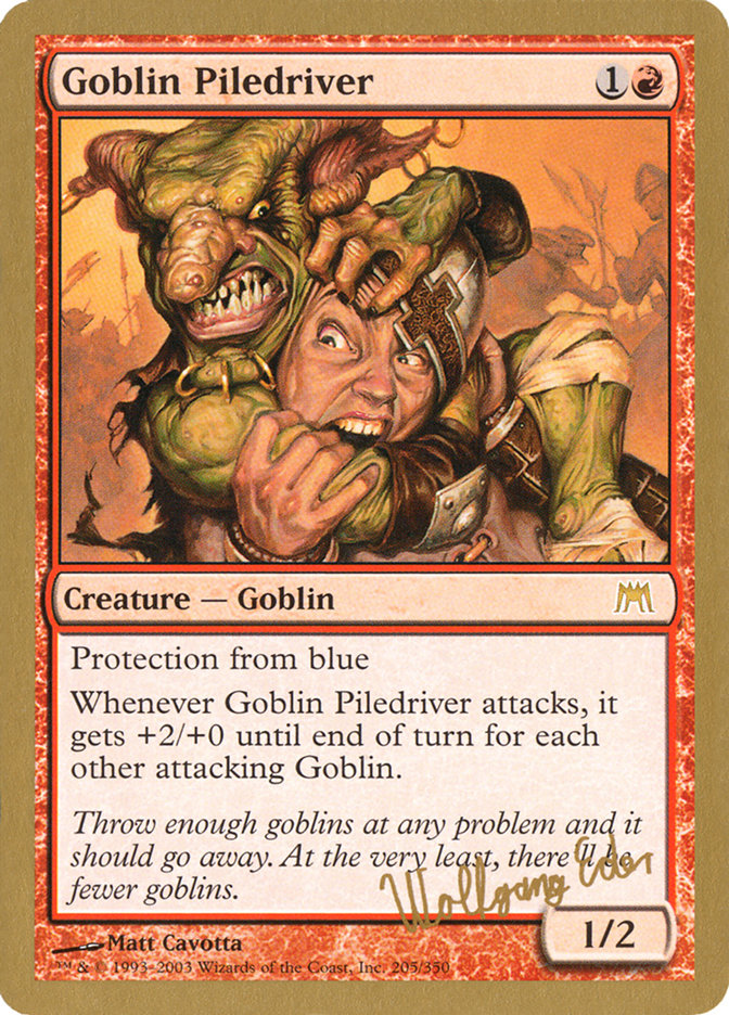 Goblin Piledriver (Wolfgang Eder) [World Championship Decks 2003] | Pandora's Boox