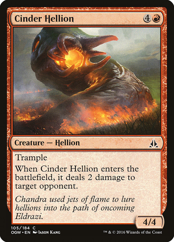 Cinder Hellion [Oath of the Gatewatch] | Pandora's Boox