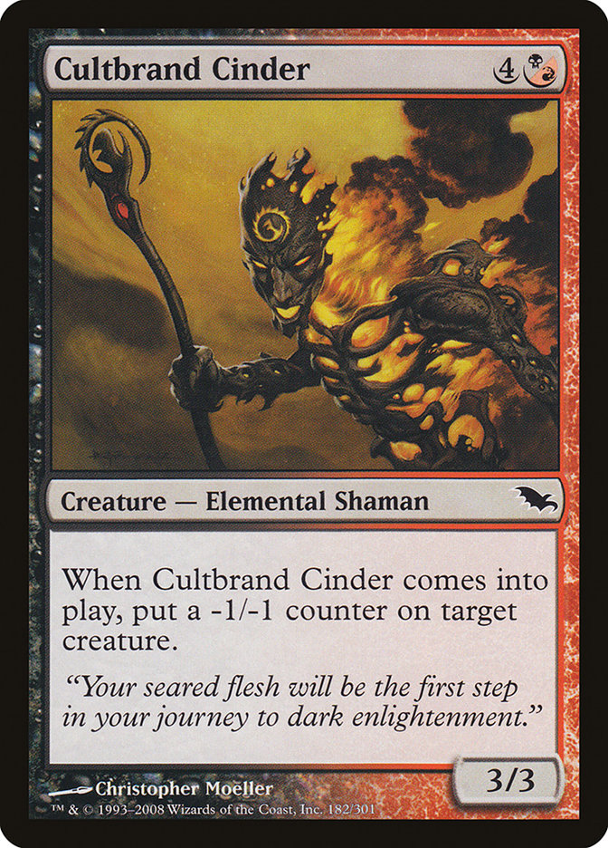 Cultbrand Cinder [Shadowmoor] | Pandora's Boox