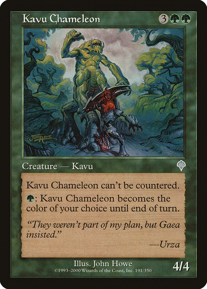Kavu Chameleon [Invasion] | Pandora's Boox