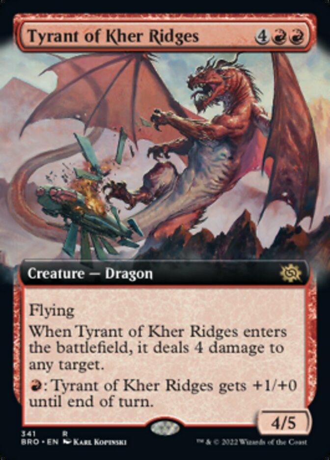 Tyrant of Kher Ridges (Extended Art) [The Brothers' War] | Pandora's Boox
