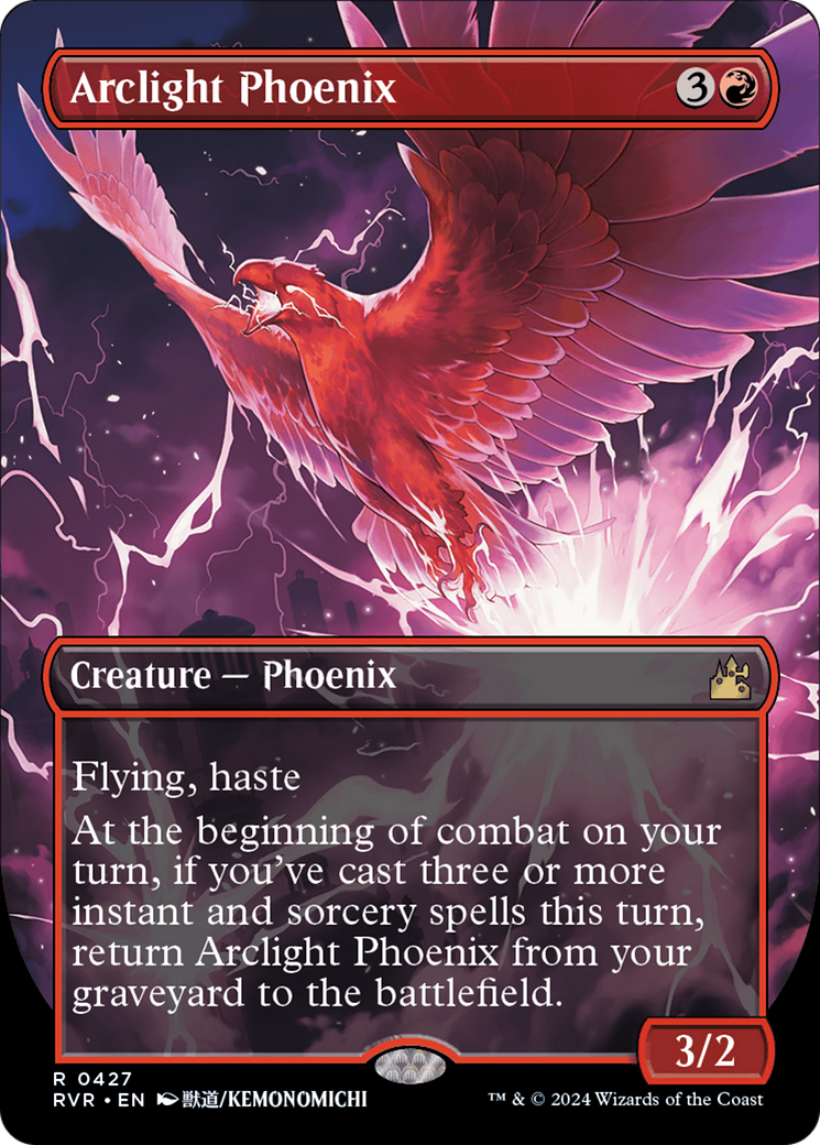 Arclight Phoenix (Anime Borderless) [Ravnica Remastered] | Pandora's Boox