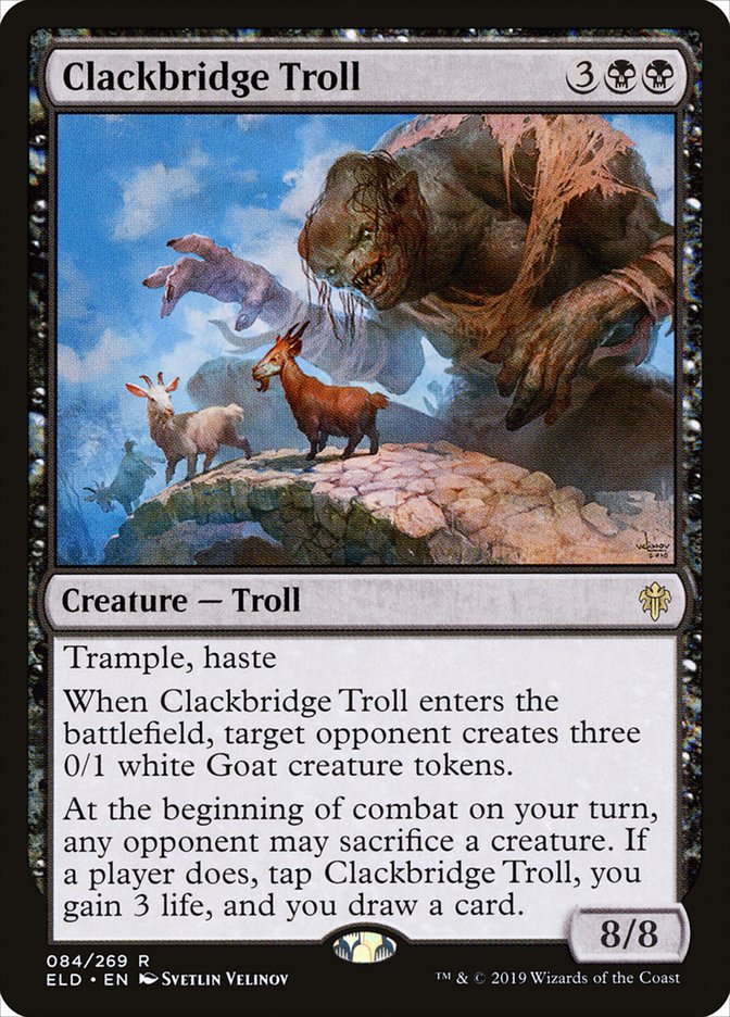 Clackbridge Troll [Throne of Eldraine] | Pandora's Boox