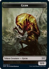 Germ // Human Soldier Double-Sided Token [Double Masters Tokens] | Pandora's Boox