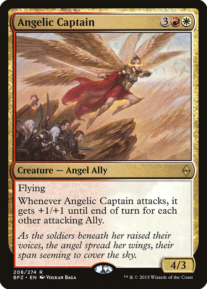 Angelic Captain [Battle for Zendikar] | Pandora's Boox