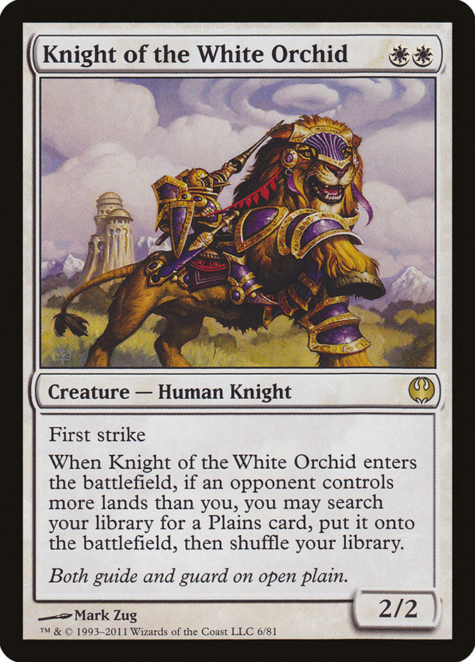 Knight of the White Orchid [Duel Decks: Knights vs. Dragons] | Pandora's Boox