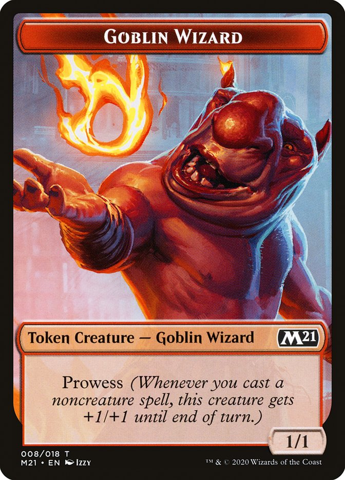 Cat (011) // Goblin Wizard Double-Sided Token [Core Set 2021 Tokens] | Pandora's Boox