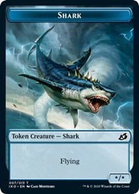 Shark // Human Soldier (003) Double-Sided Token [Ikoria: Lair of Behemoths Tokens] | Pandora's Boox