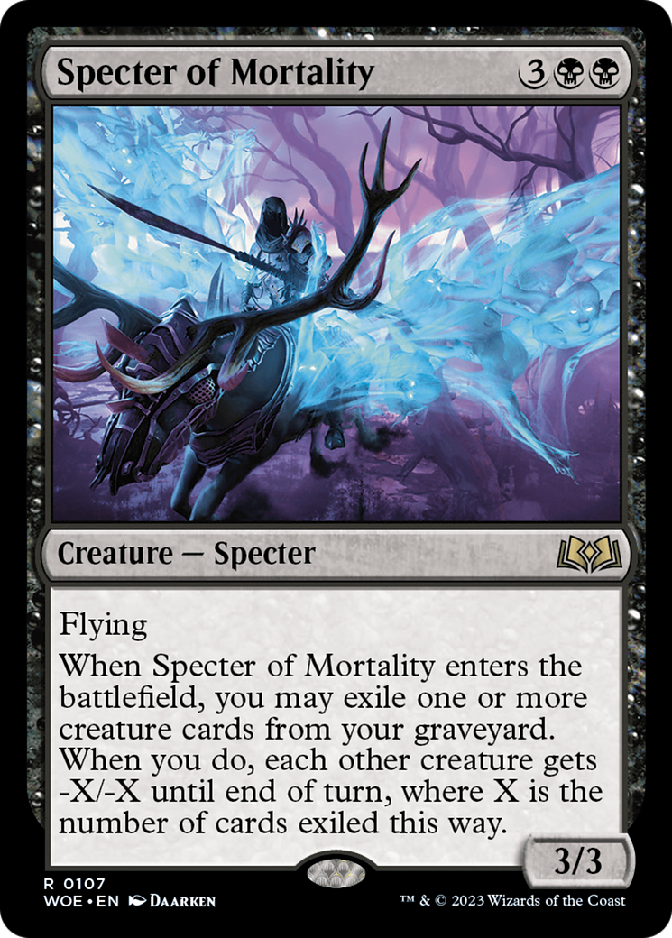 Specter of Mortality [Wilds of Eldraine] | Pandora's Boox